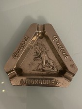 Automobilia Automobile cendrier Métal publicitaire Peugeot Cycles automobiles