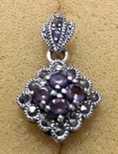 Argent Sterling Marcassite