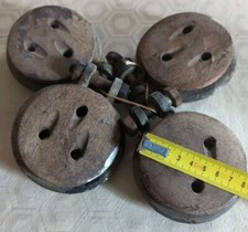 MARINE 4 ANCIENS CAP DE MOUTON Estrape Acier....Voilier Ancien.. Accastillage 