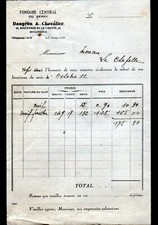 BOURGES (18) ABATTOIR / SUIF "FONDOIR DU BERRY / DANGEON & CHEVALIER" en 1932