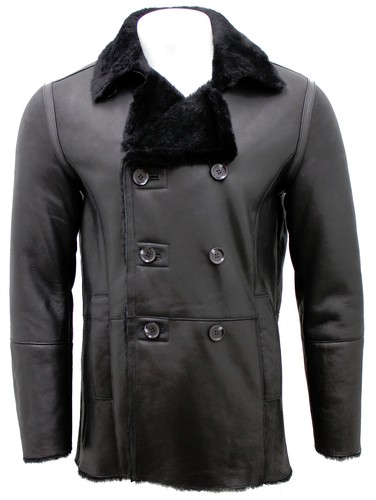 Manteau pea laine réelle - laine,
