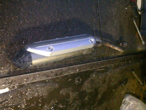 Pot echappement droit - pot,