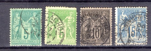 France timbres sage de 1876 - france,