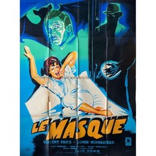 THE BAT French Movie Poster  - 47x63 in. - 1959 - Crane Wilbur, Vincent Price