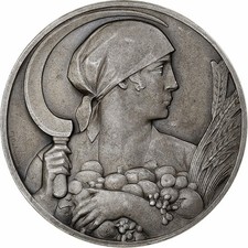France, Médaille, Femme à la