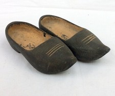 SABOT EN BOIS ENFANT - T18 - TRADITION - ART POPULAIRE ANCIEN - VINTAGE