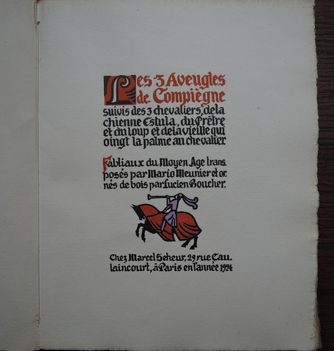 Fabliaux moyen age - du, moyen-age