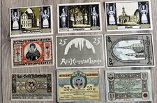 Lot De 15 Billets Allemand (Notgeld) (24)De 1920 A 1922 . Dans L’état