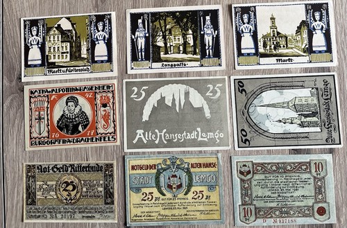 Lot billets allemand - lot,
