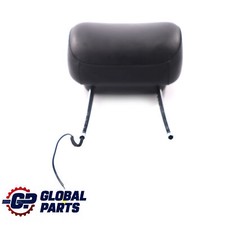 Mercedes W219 Appui-tête de siège avant droit Housse d'appui-tête en cuir noir