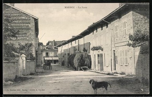 Cpa marboz poste - la, et