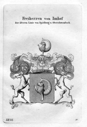 1820 freiherr imhof spielberg - 1820,