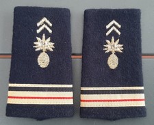 Fourreaux Mle 1990 MAJOR Infanterie Armée Uniforme France ORIGINAL épaulettes