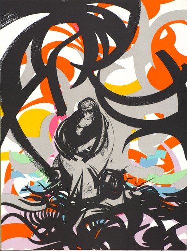 Lithographie raymond moretti - raymond,