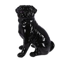 Carlin Céramique Italienne Noir Meubles Maison Style Moderne Chien Décoratif