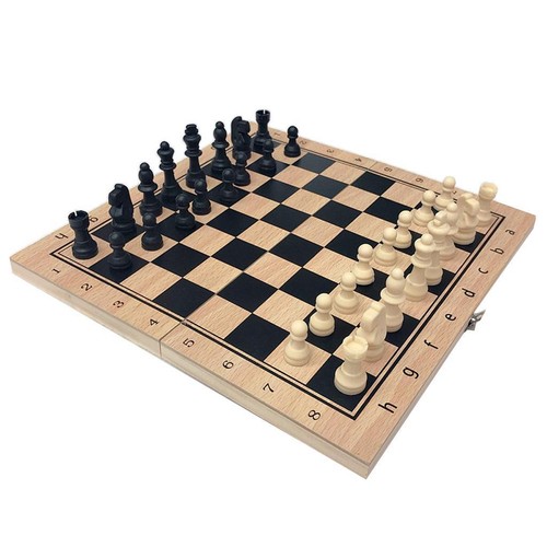 Jeu échecs en bois - , d'échecs