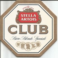 Sous-bock - Stella Artois - Club