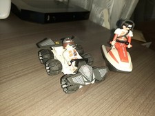 playmobil véhicule et scooter des mers, agent secret 