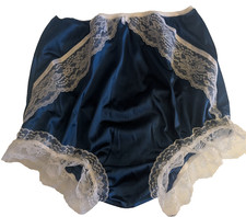 NAVY BLUE Nylon Tricot LACY