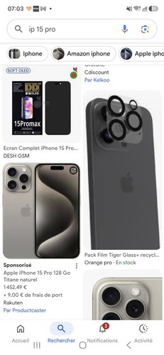 Apple iphone pro 256go - apple,
