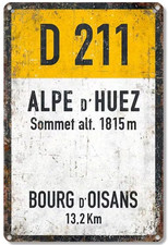 Plaque Murale Métal "ALPES D'