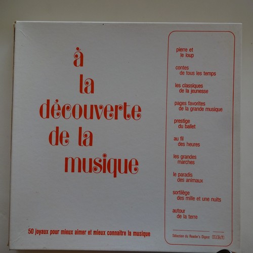Coffret disques vinyle - disques,