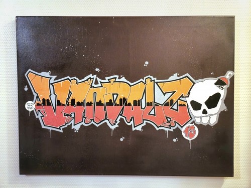 Toile street art retors - art, by