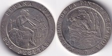 200 Pesetas 1996 Espagne Spain Bayeu et Fortuny - Joueur de guitare