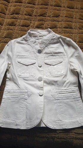 Veste jean blanc - veste, en