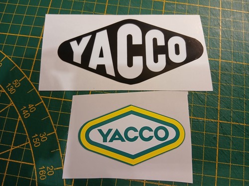 Autocollant yacco huile moteur - yacco,