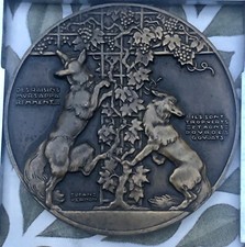 MÉDAILLE EN BRONZE VERNON