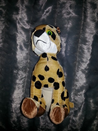 Cute cheetah cat plush hard - cute,