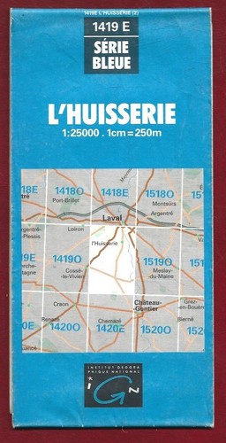 Carte ign serie bleue - carte, .