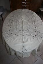 Nappe ancienne brodée main -