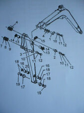 Boulon Set Joint Anneaux Ensemble Goupille Kit Bras Yanmar B50 Mini Pelle