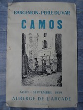 Rare affiche - HONORE CAMOS