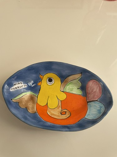 Plat ceramique decoratif - en,