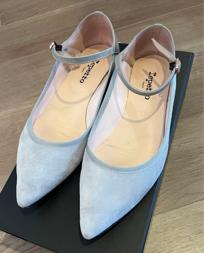 Repetto pointed flats suede - repetto,