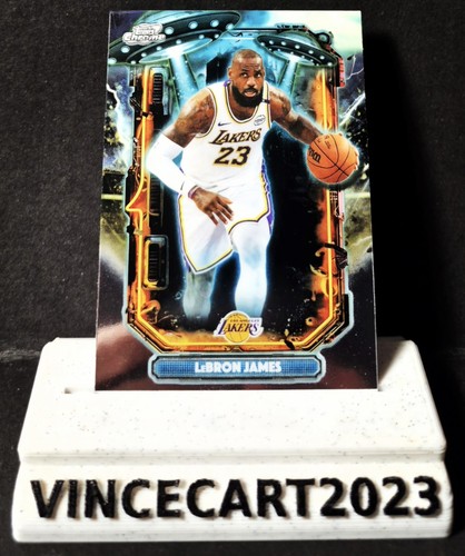 Topps chrome lebron james - topps,