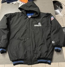 Rare Veste Starter Vintage NFL Cow-boys De Dallas jacket Windbreaker Taille L