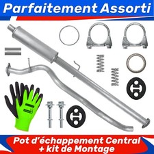 Pot d’échappement central