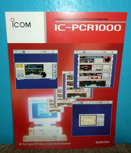 Icom pcr1000 communications - icom, ic-pcr1000