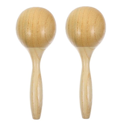 Lot maracas bois - maracas, pour