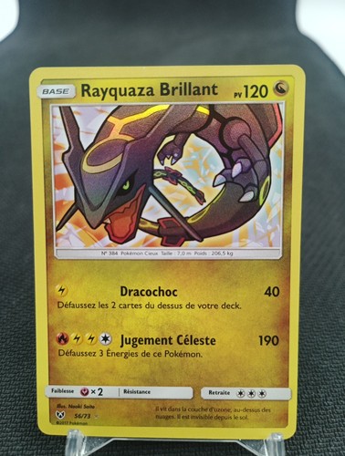 Rayquaza brillant carte - rayquaza,