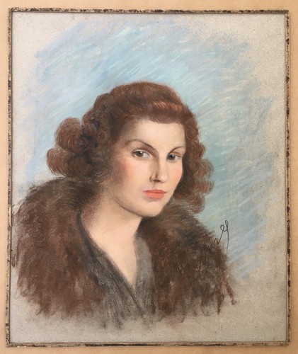 Dessin ancien pastel art - dessin,