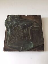 Ancienne plaque imprimerie