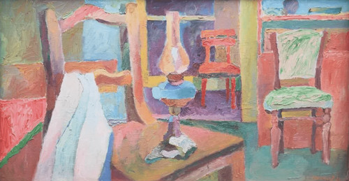Intérieur avec trois - «,