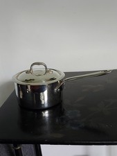 Porciani petite casserole à sauce en métal argenté XX°
