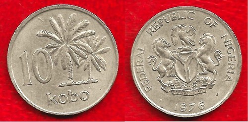 Nigeria kobo 1976 - ., 10