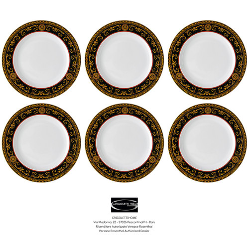 Versace rosenthal medusa rosso - versace,